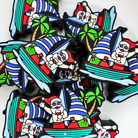 Christmas Tropical Beach Santa image 0