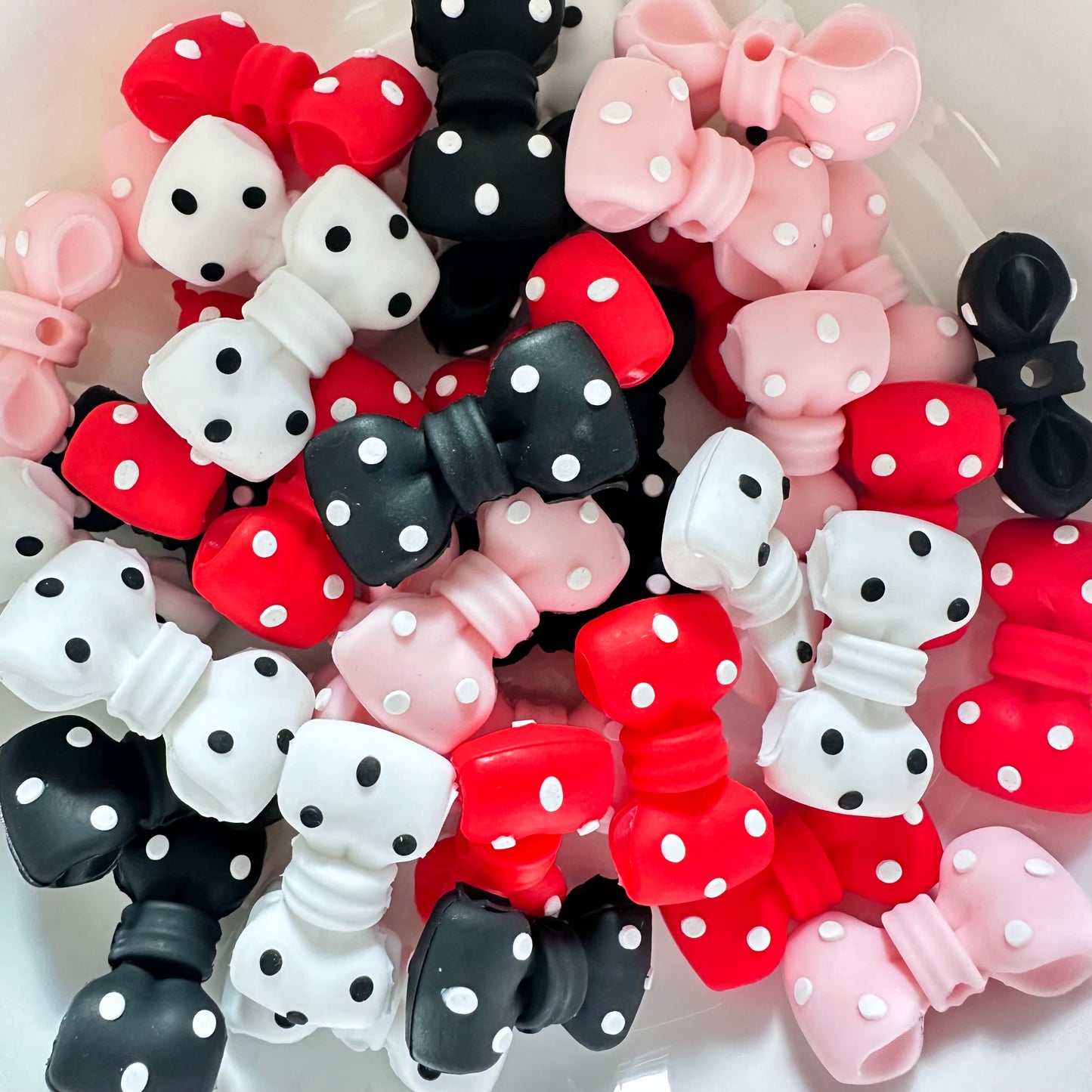 3D Polka Dot Bow image 0