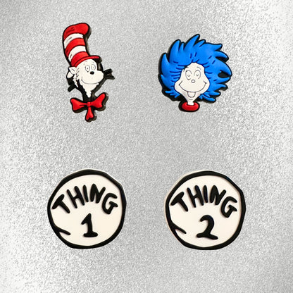 Cat In The Hat Shoe Charms image 0