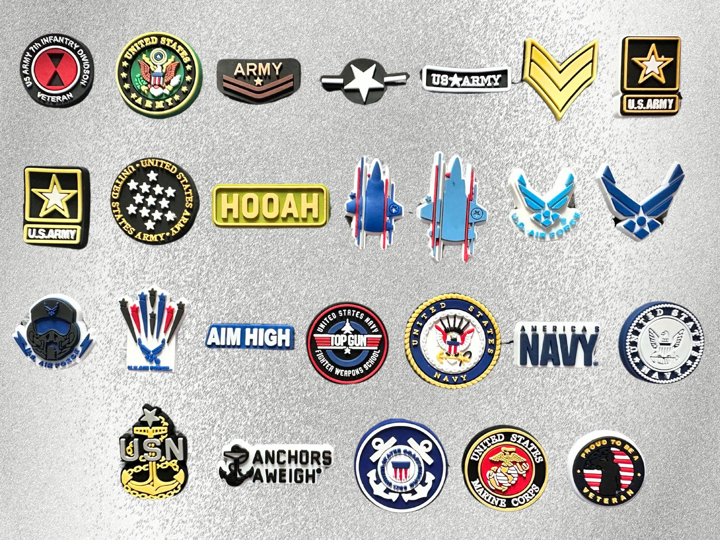 Military Shoe Charms image 1