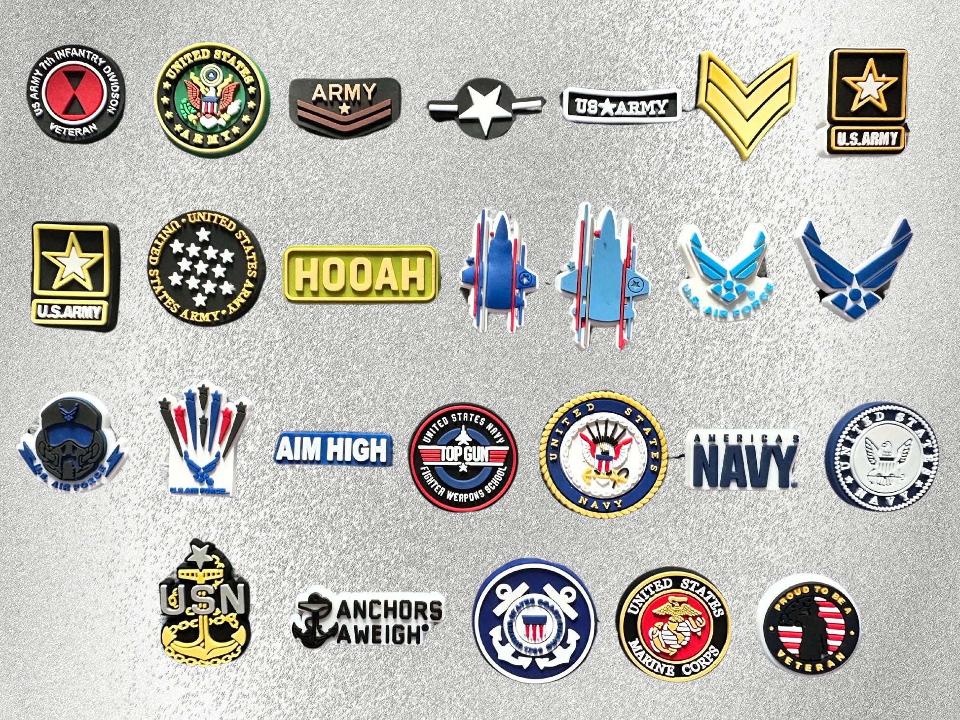 Military Shoe Charms image 1