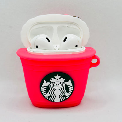 Pink Frappe Airpod Case image 1