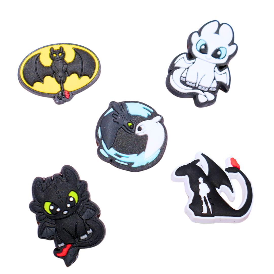 Toothless Shoe Charms