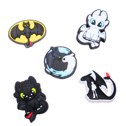 Toothless Shoe Charms