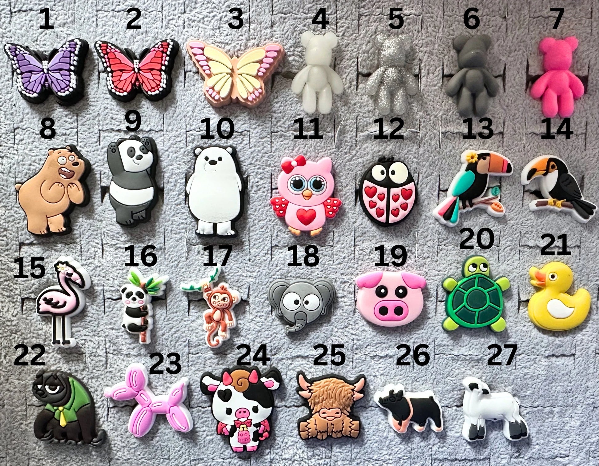 Animals Shoe Charms image 2