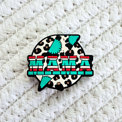 Mama Cow Print Lightning Bolt image 1