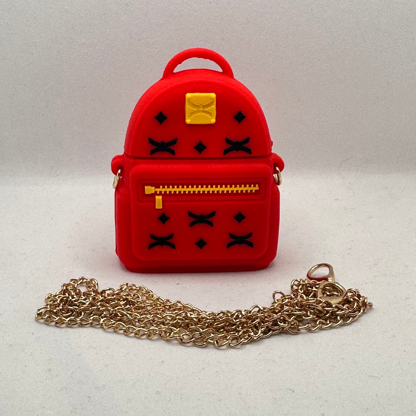 Red M*C*M Backpack Airpod Case image 0