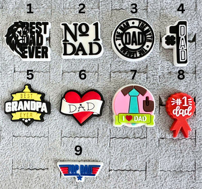 Father's Day Dad Shoe Charms image 2