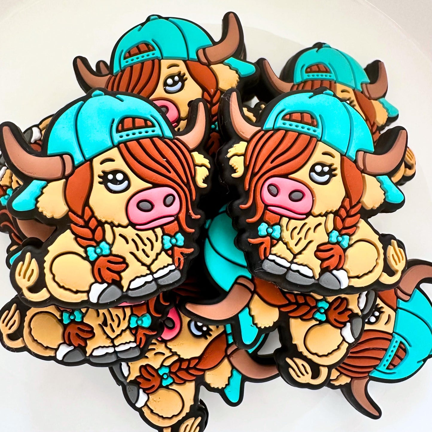Baby Highland Cow Pigtails image 0