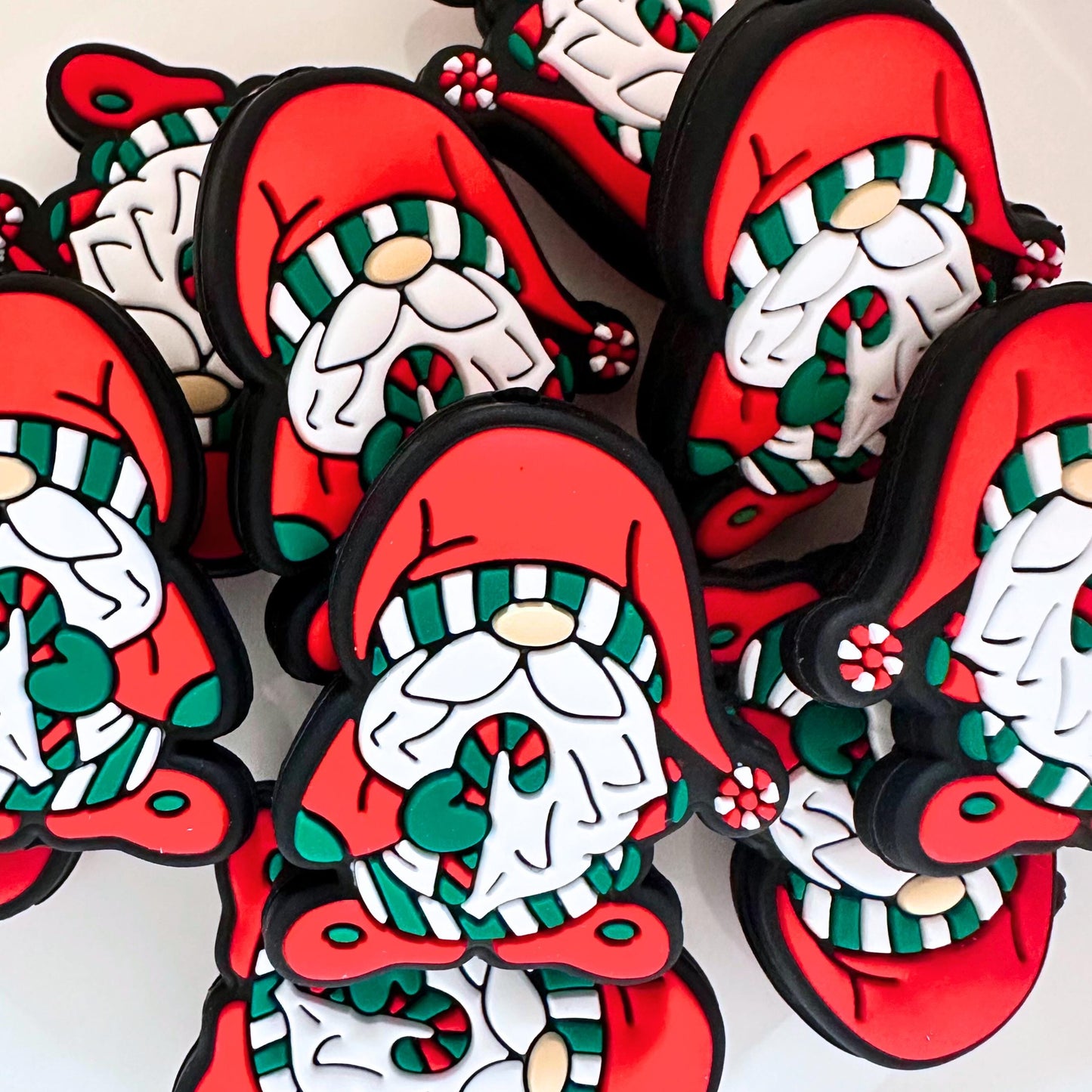 Christmas Gnome Red and Green Striped image 0
