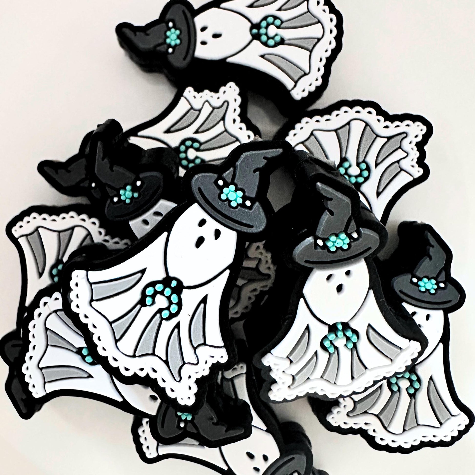 Halloween Ghost Concho Witch Hat image 0