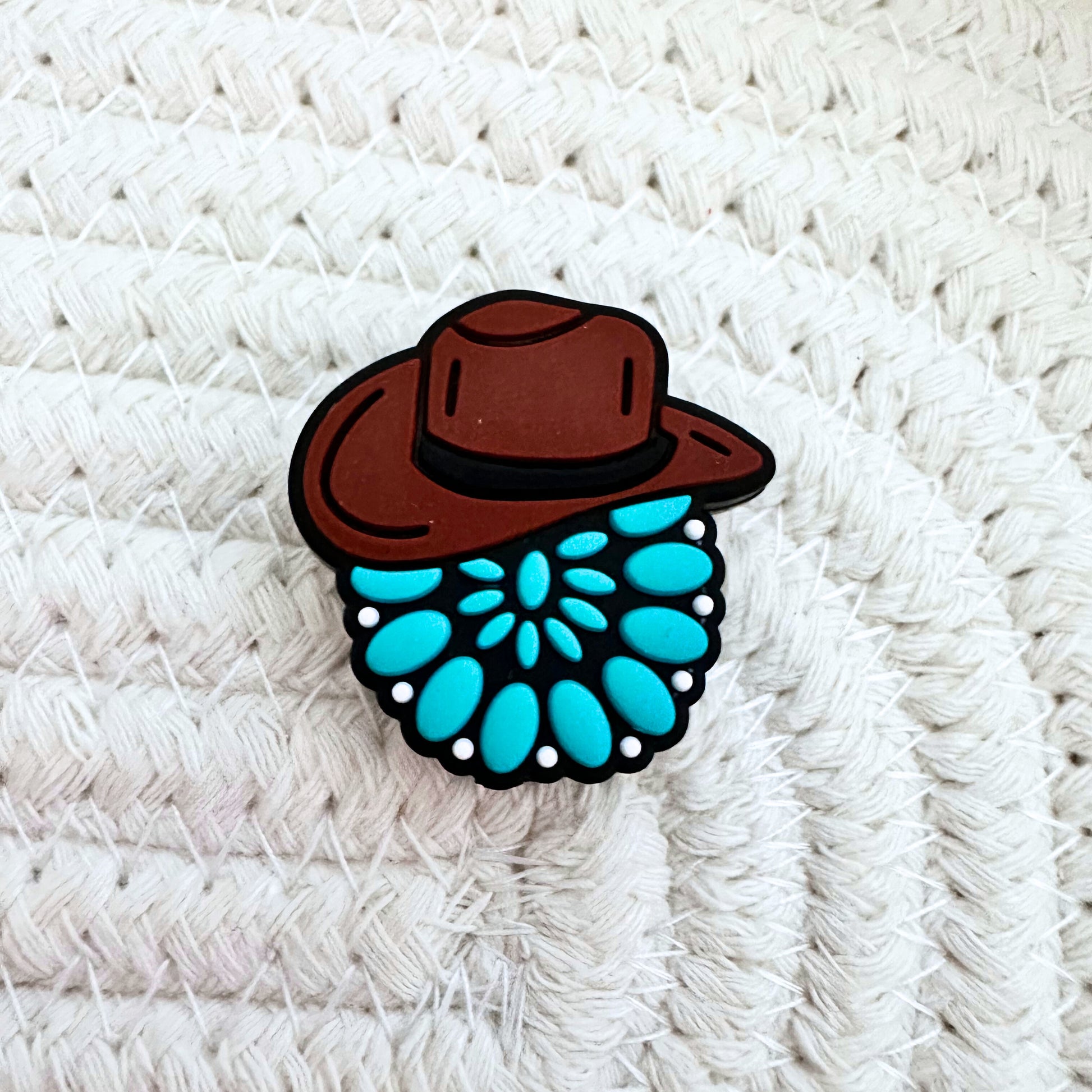 Teal Concho Cowboy Hat image 1