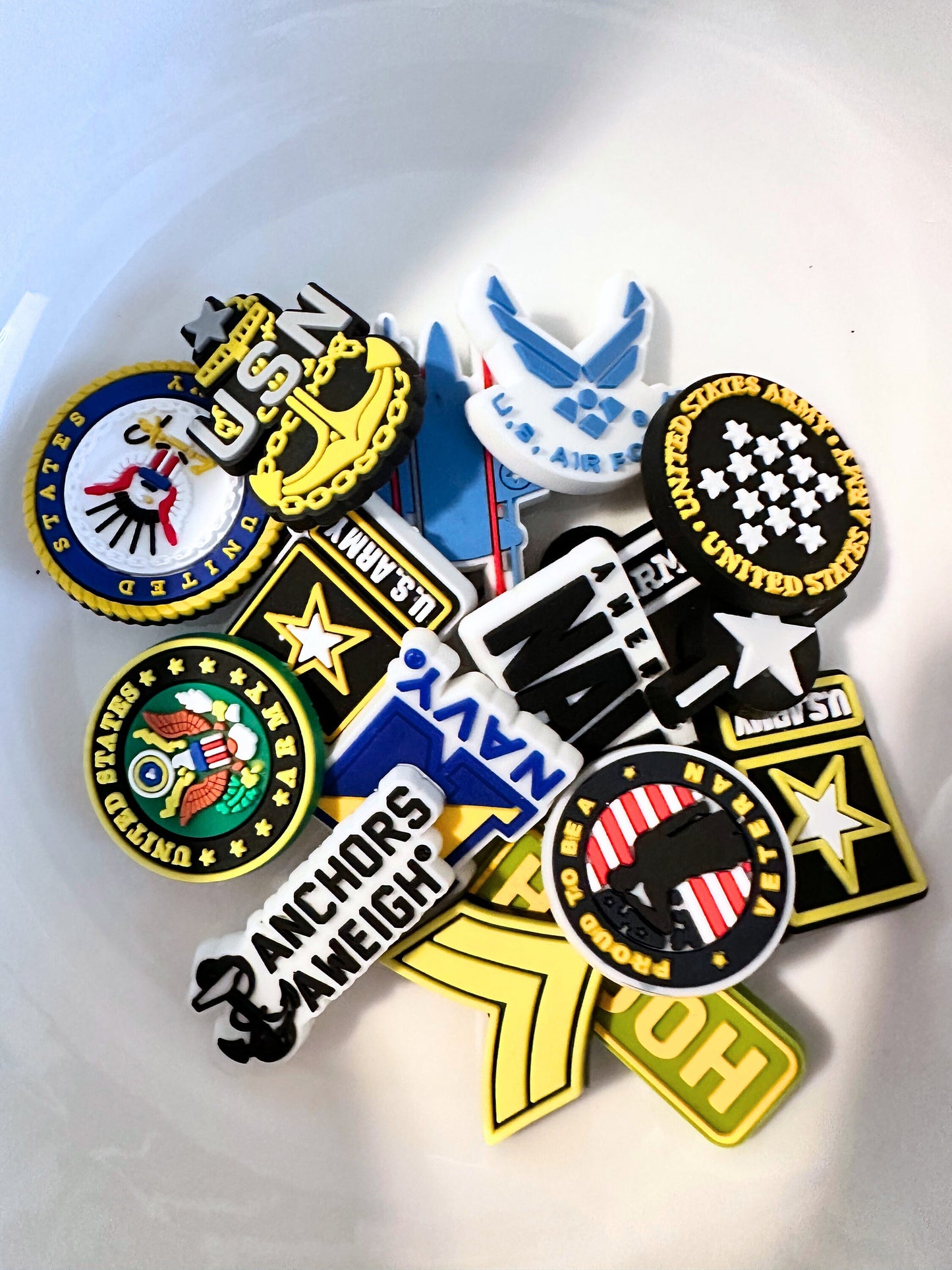 Military Shoe Charms image 0