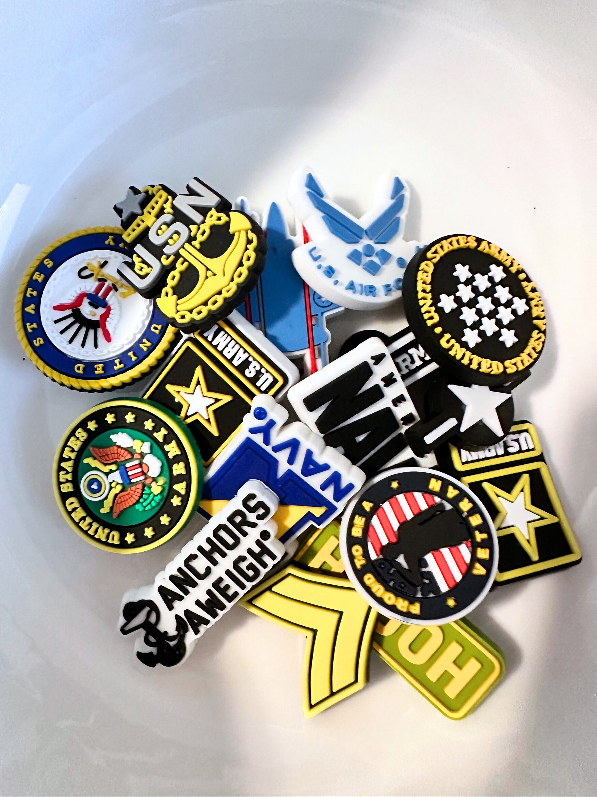 Military Shoe Charms image 0