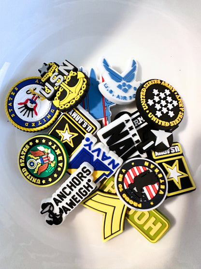 Military Shoe Charms image 0