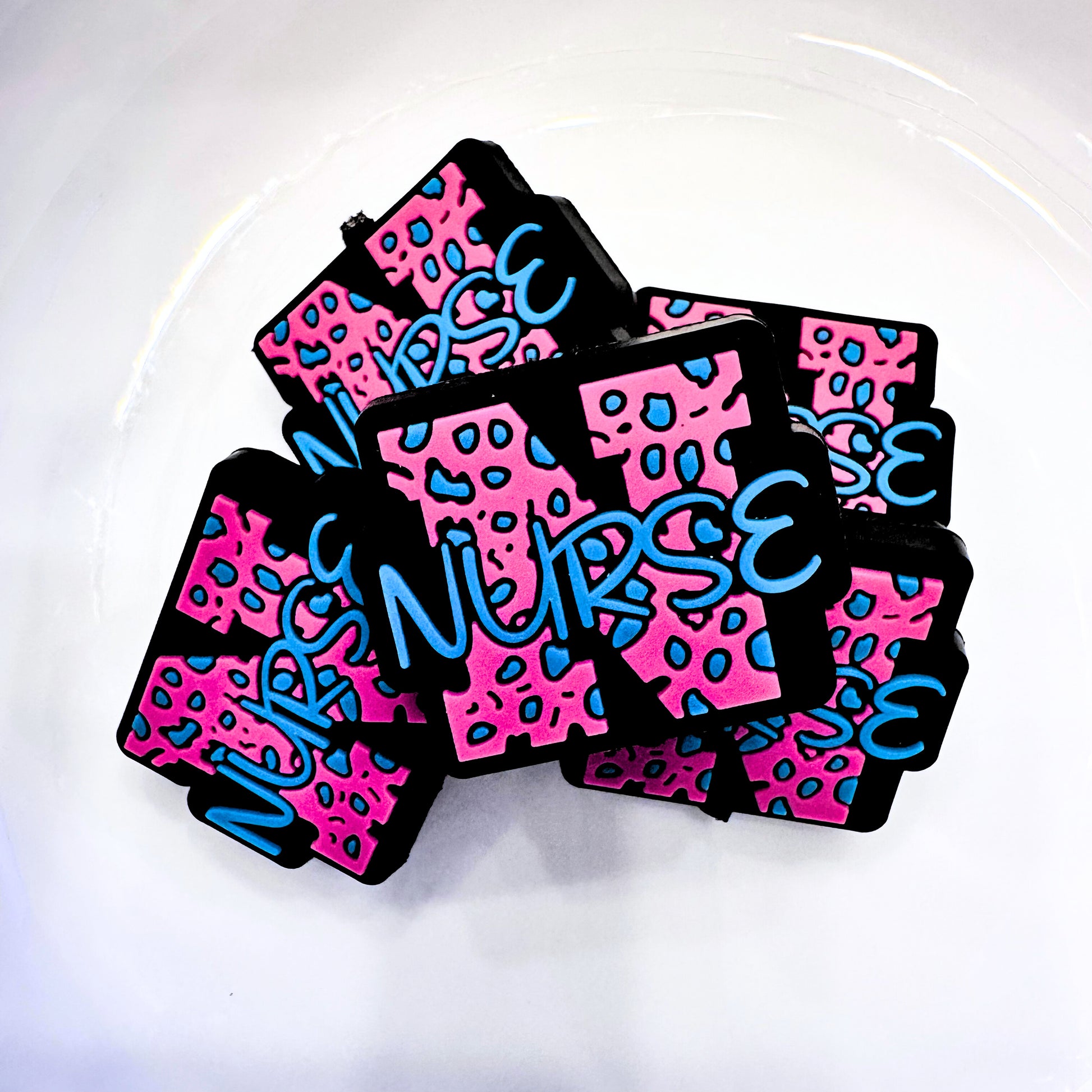 Nurse Hot Pink Leopard Print image 0