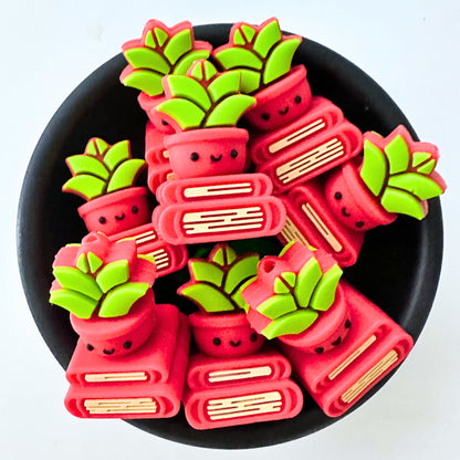 3D Succulent and Books image 0