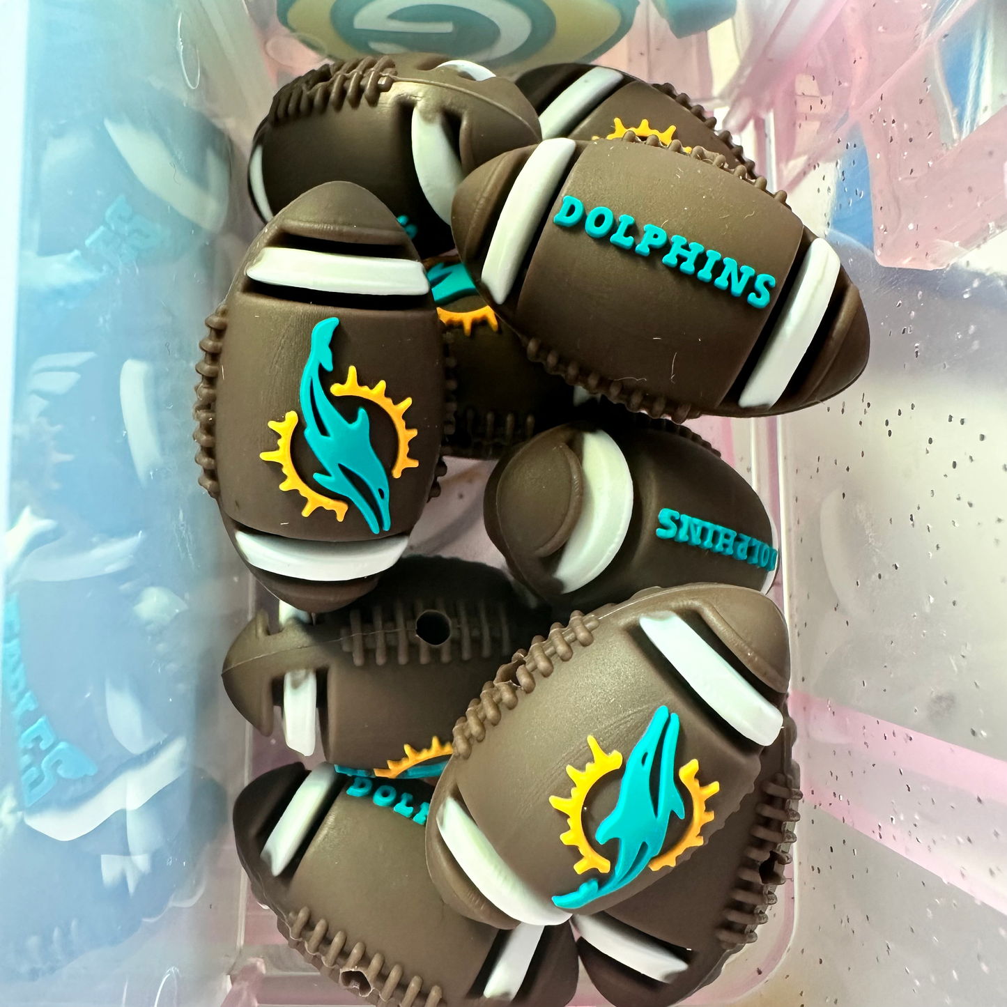 Dolphins 3D Football image 0