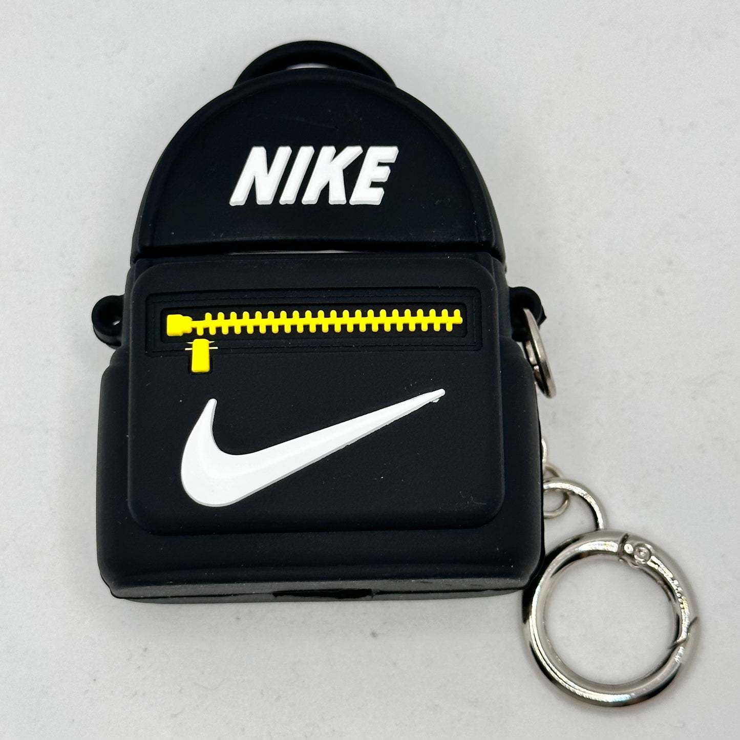 Black Check Backpack Airpod Case image 2