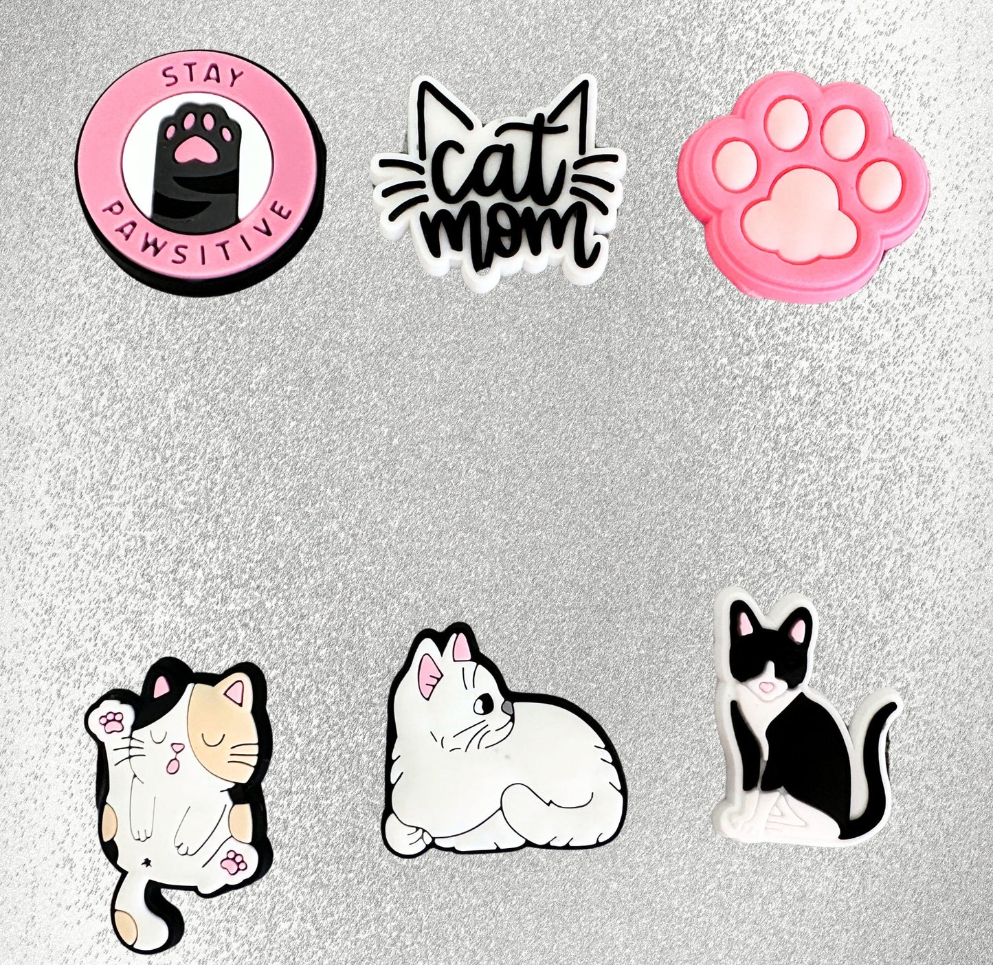 Stay Pawsitive Cat Mom image 0