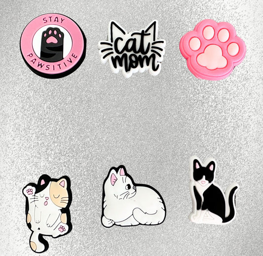 Stay Pawsitive Cat Mom image 0