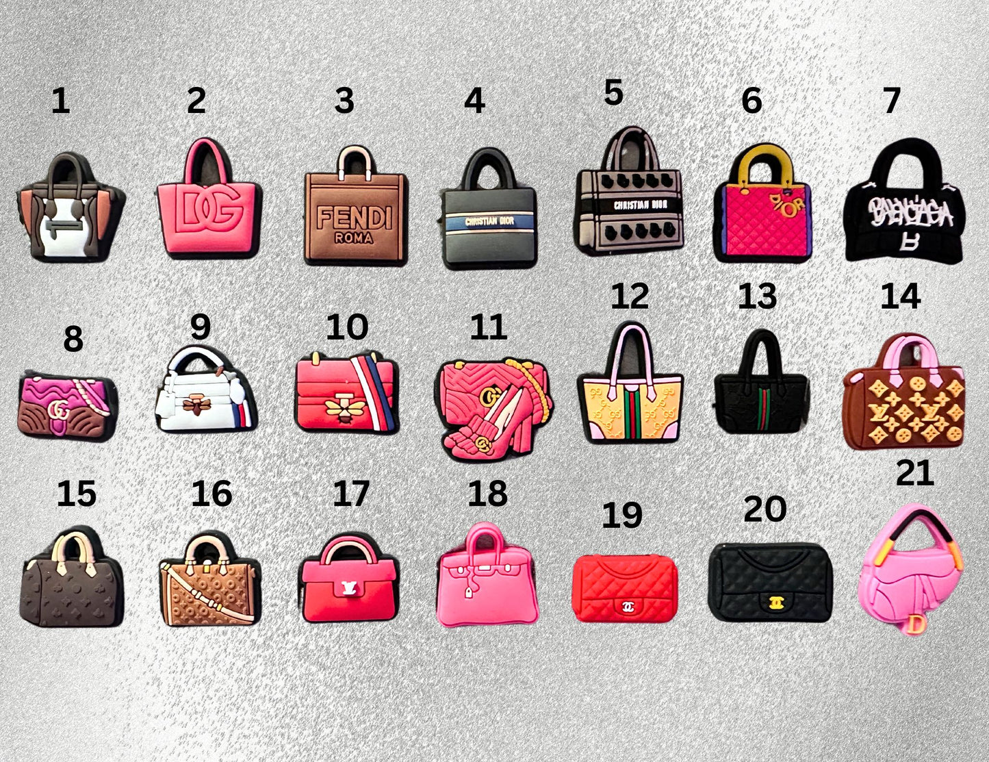 Designer Shoe Charms image 1