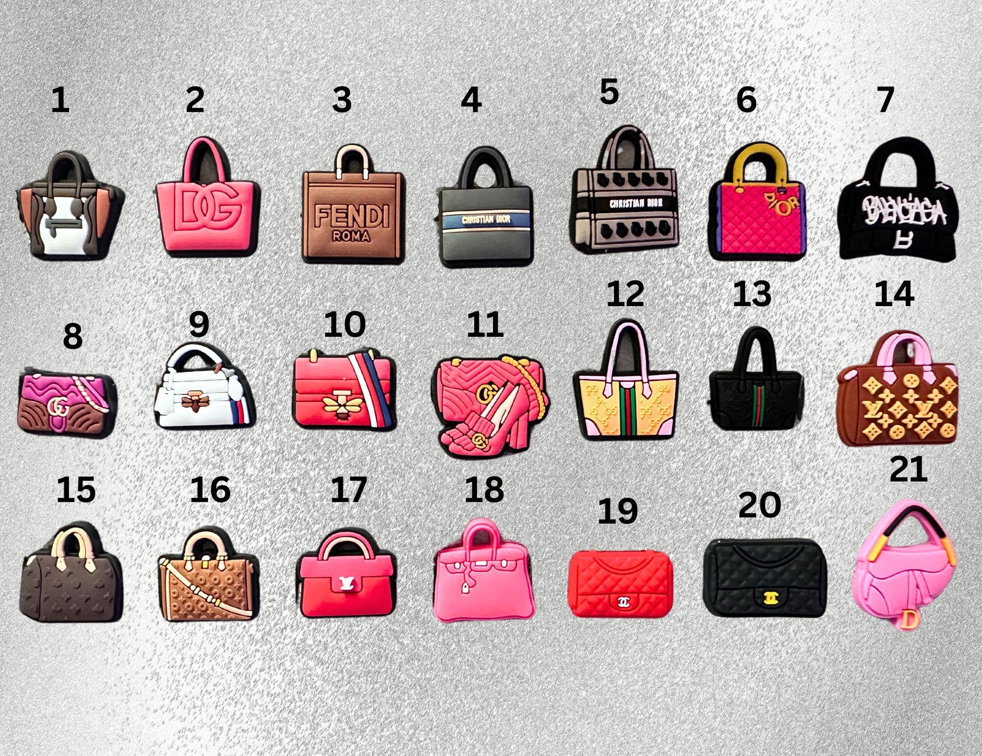 Designer Shoe Charms image 1
