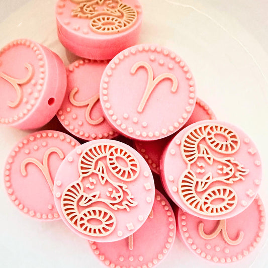 Pink Zodiac March April Birthday Aries image 0