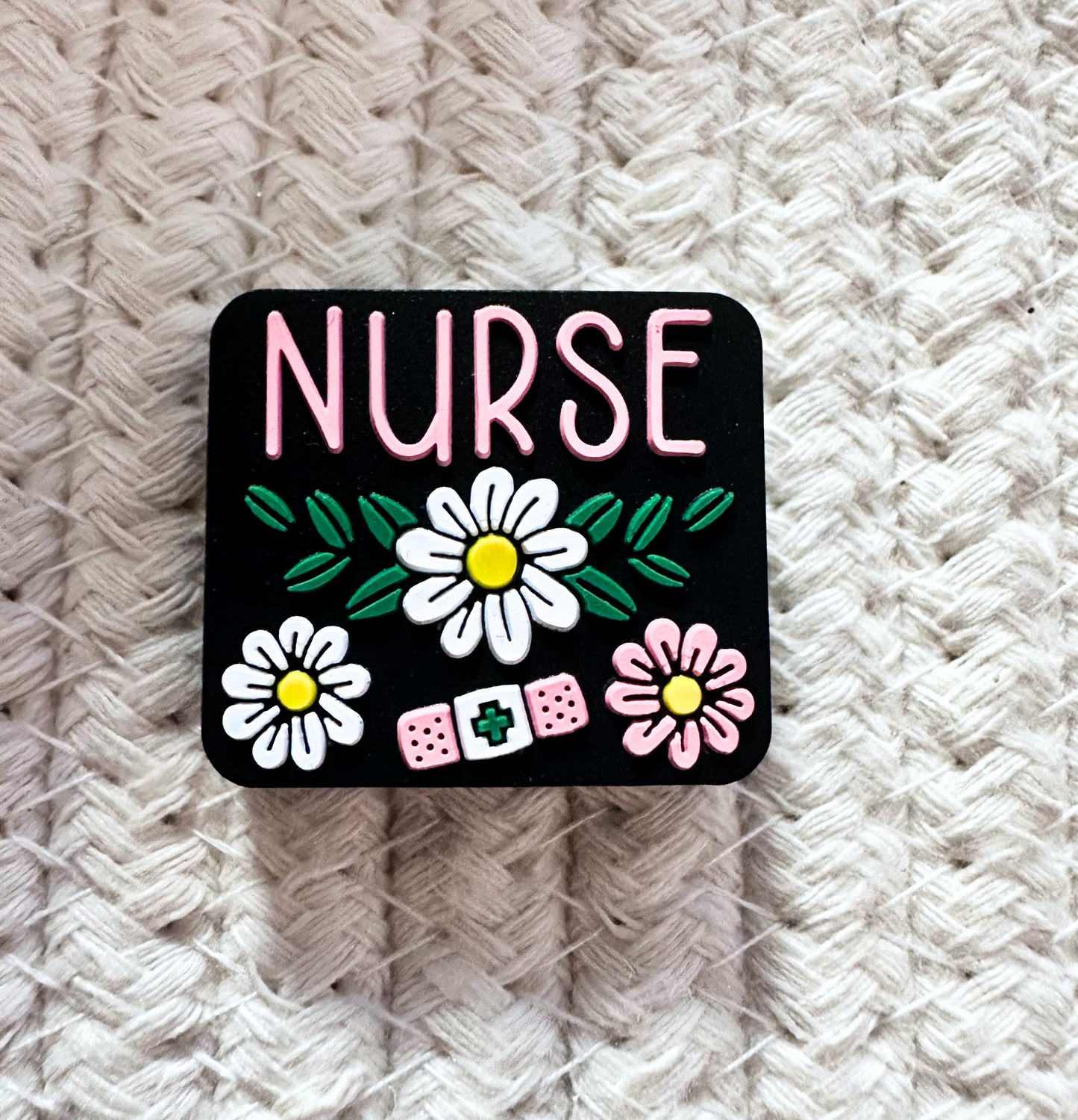 Floral Band-Aide Nurse Medical RN Doctor image 1