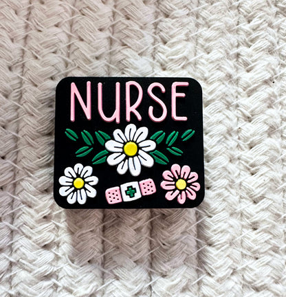 Floral Band-Aide Nurse Medical RN Doctor image 1