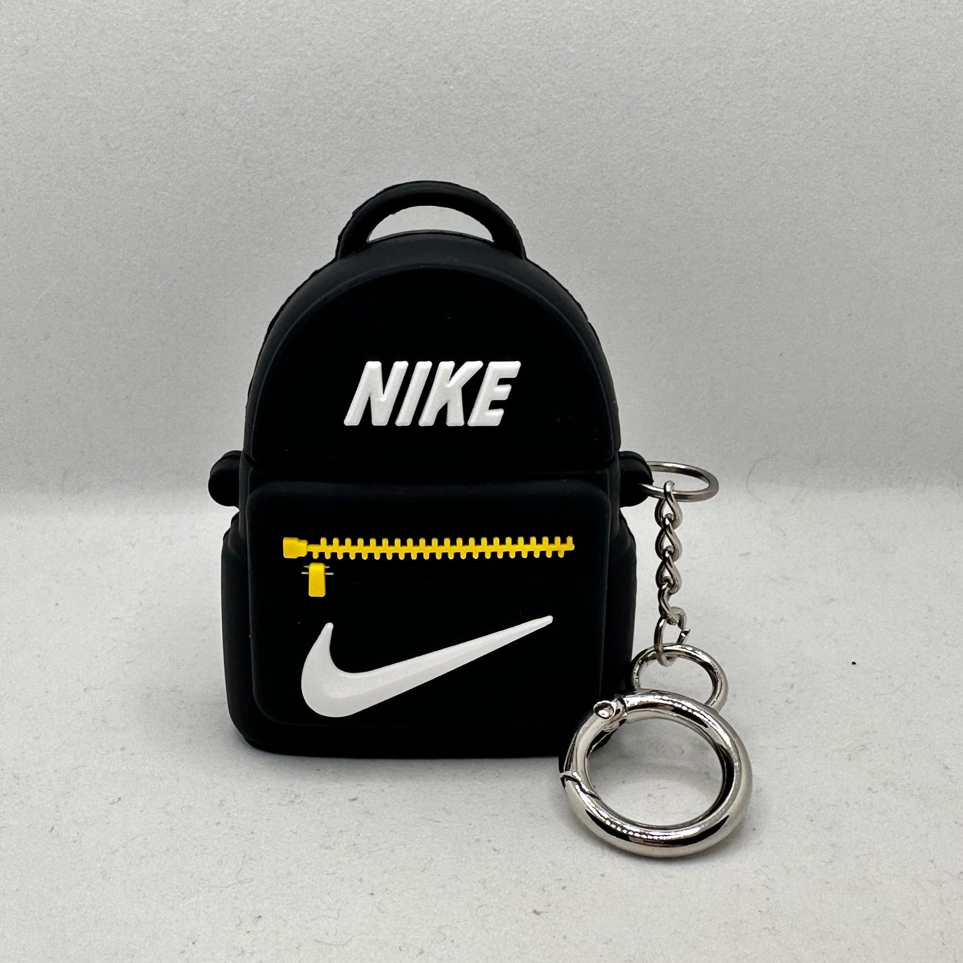 Black Check Backpack Airpod Case image 0