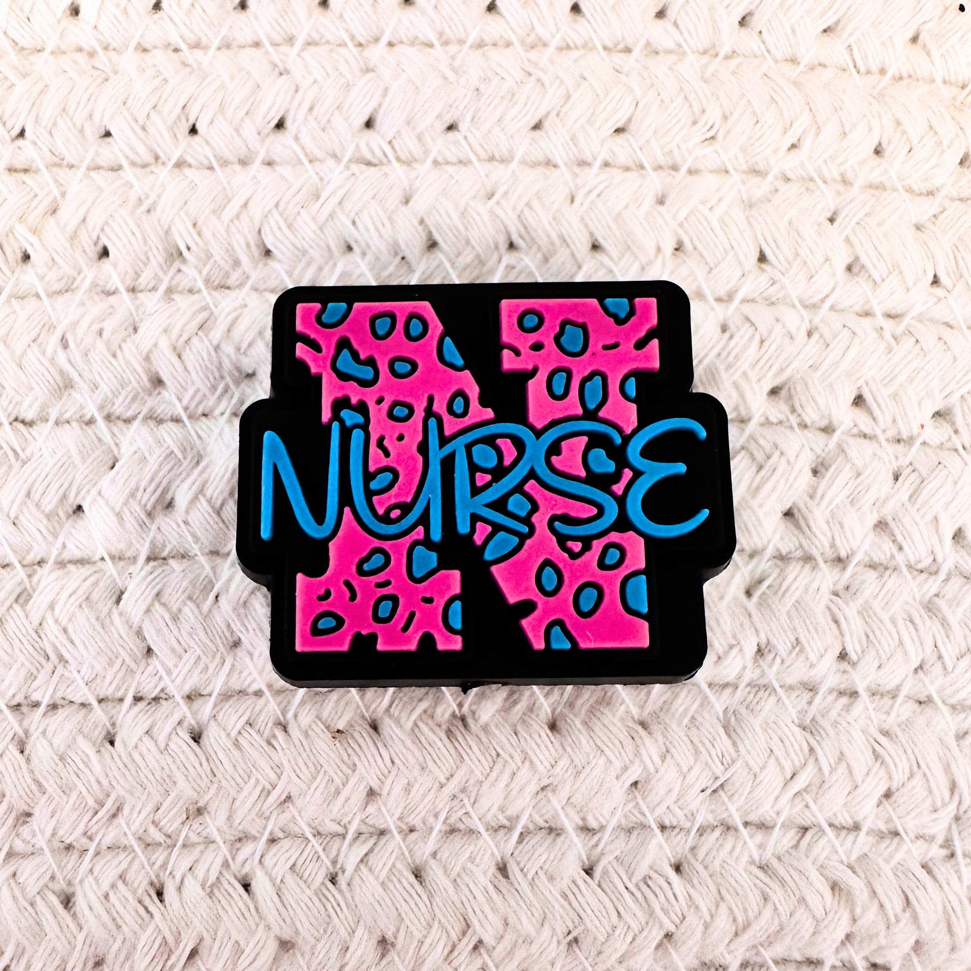Nurse Hot Pink Leopard Print image 1