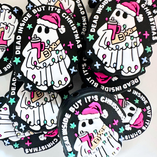 Dead Inside But It's Christmas Bougie Ghost image 0