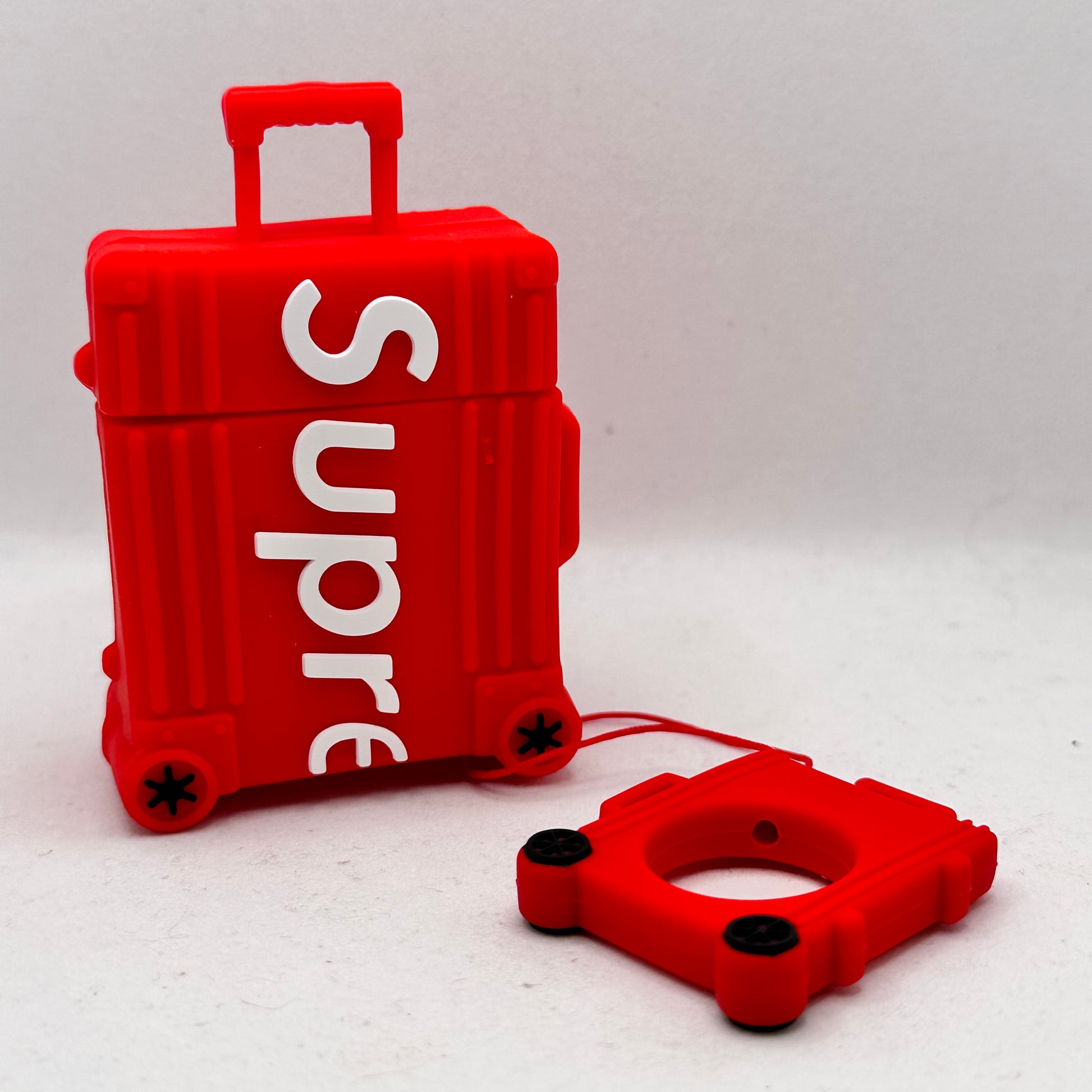 Red Suitcase Airpod Case image 0