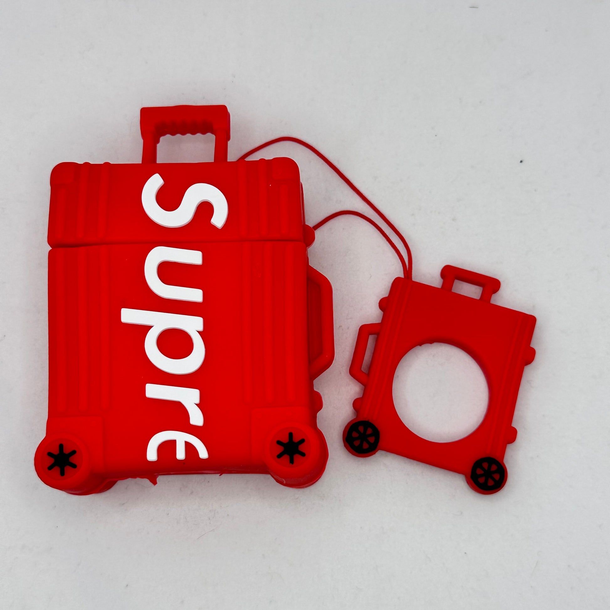 Red Suitcase Airpod Case image 2