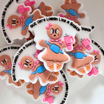 Out Here Lookin Like A Snack Gingerbread Girl image 0