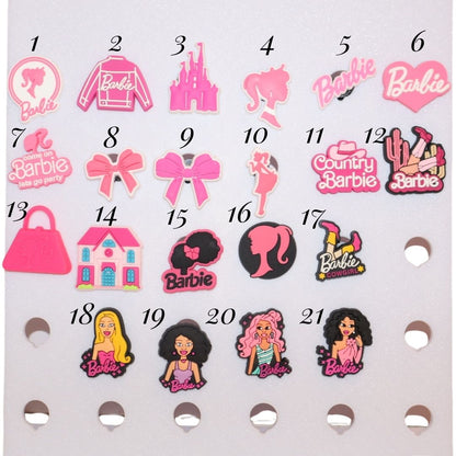 Barbie Girl Shoe Charms