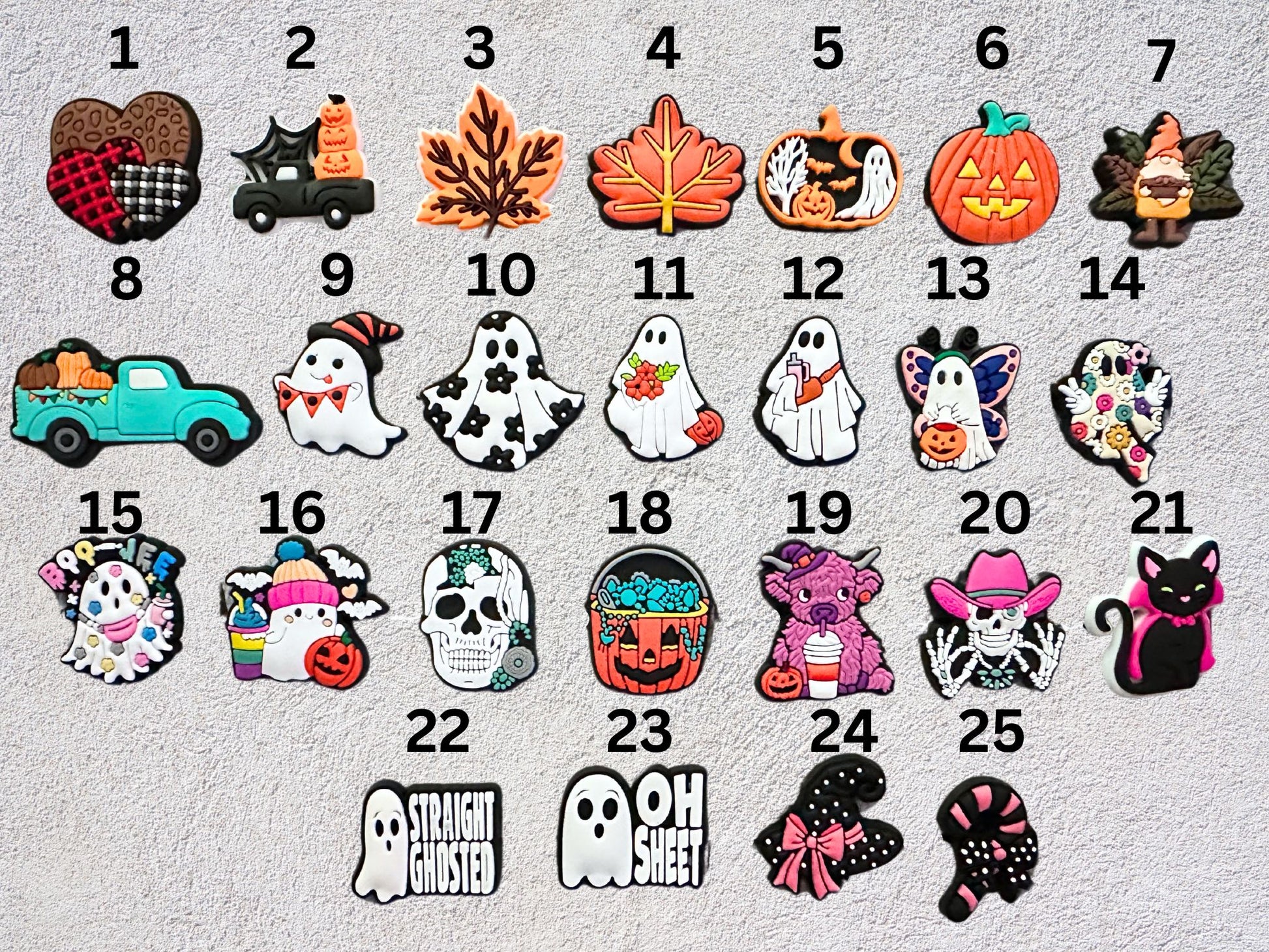Halloween & Thanksgiving Shoe Charms image 1