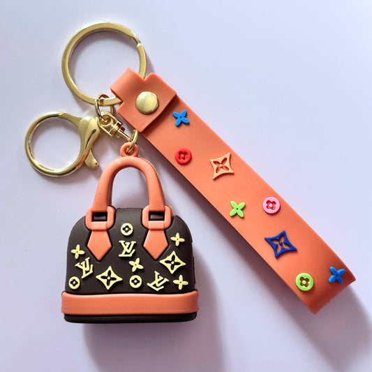 Brown LV Bag Keychain image 0