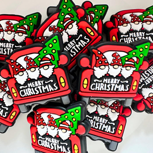 Merry Christmas Gnomes Little Red Truck image 0