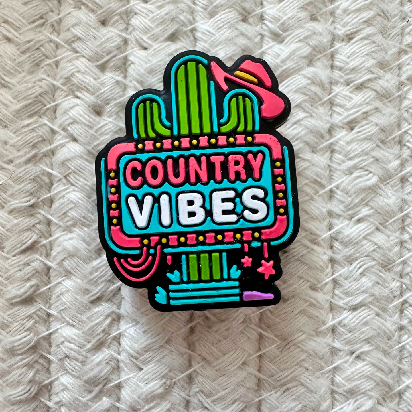 Country Vibes Cactus Sign image 1
