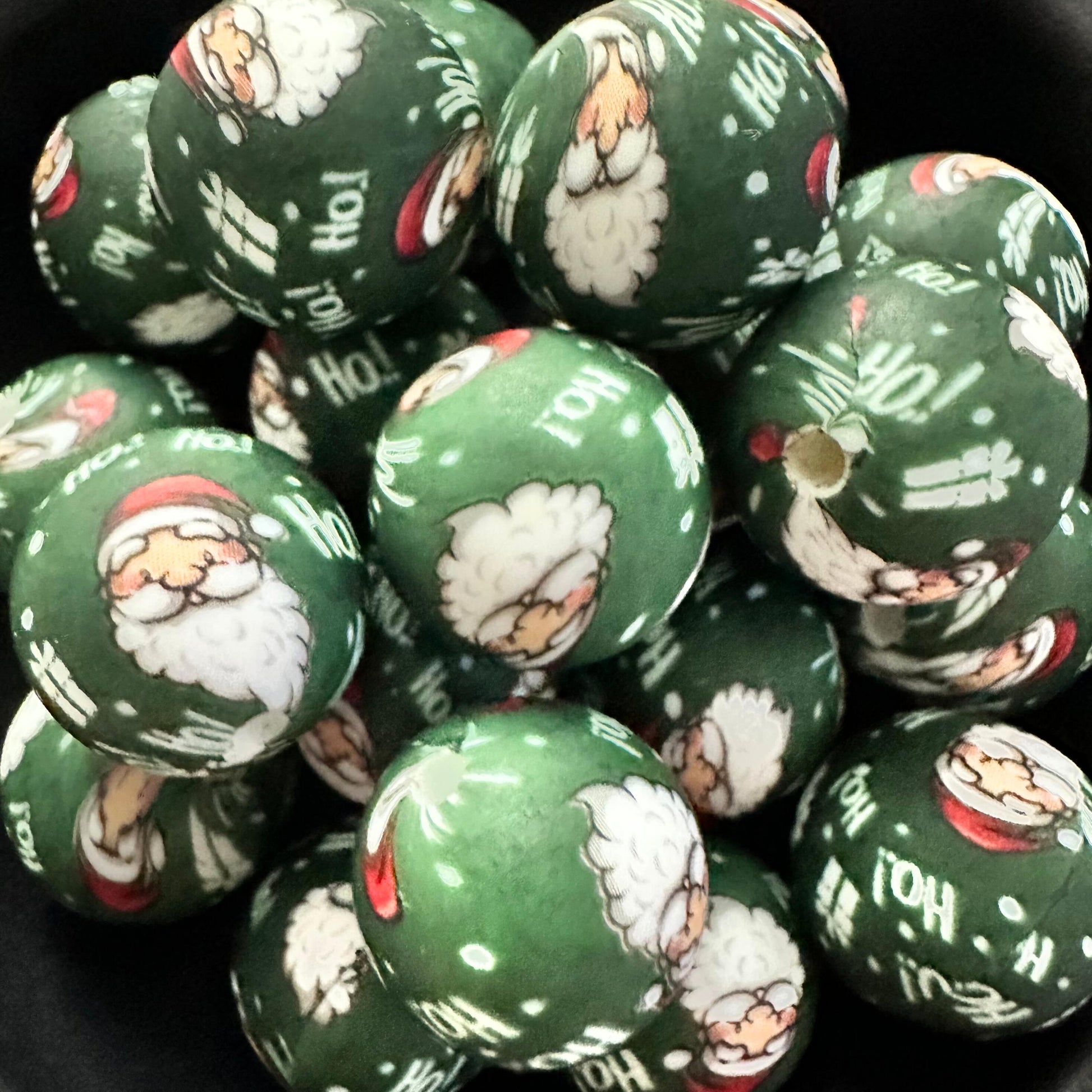 Christmas Present 15mm Silicone Beads image 0