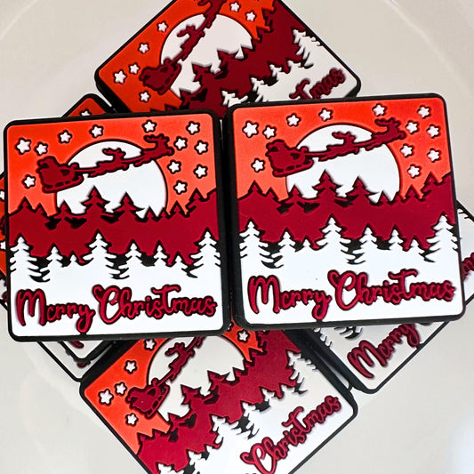 Christmas Santa Claus Sleigh Reindeer image 0