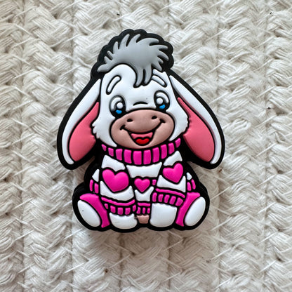 Donkey Pink Hearts Sweater image 1