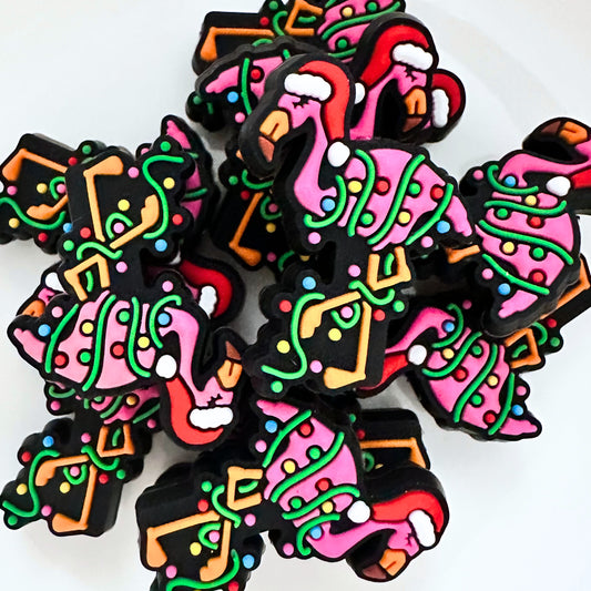 Flamingo in Christmas Lights image 0