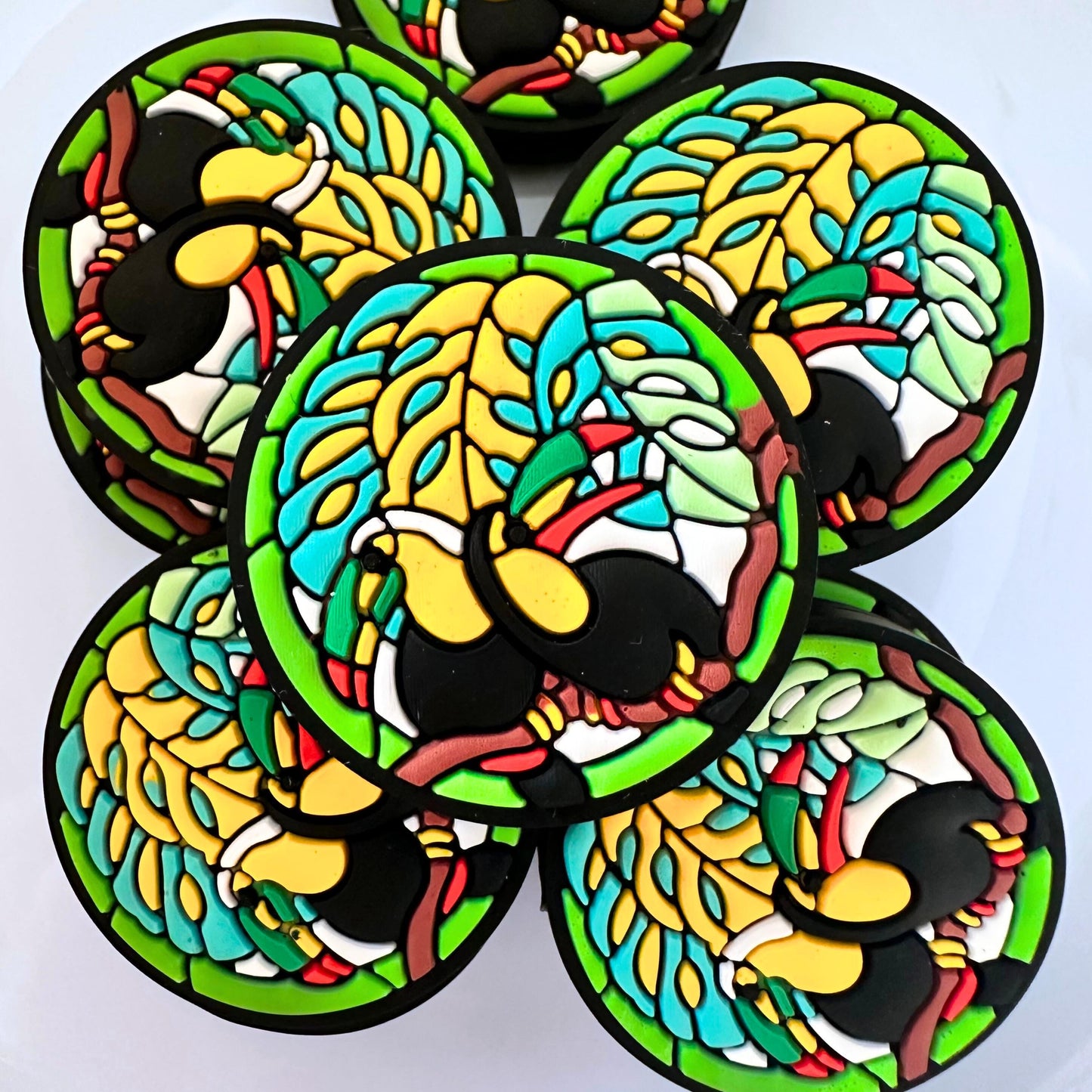 Toucan Bird Stained Glass image 0