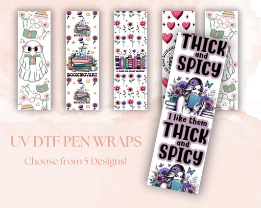 UV DTF Pen Wraps Wrap Girls Bookish Spicy Book Club image 0