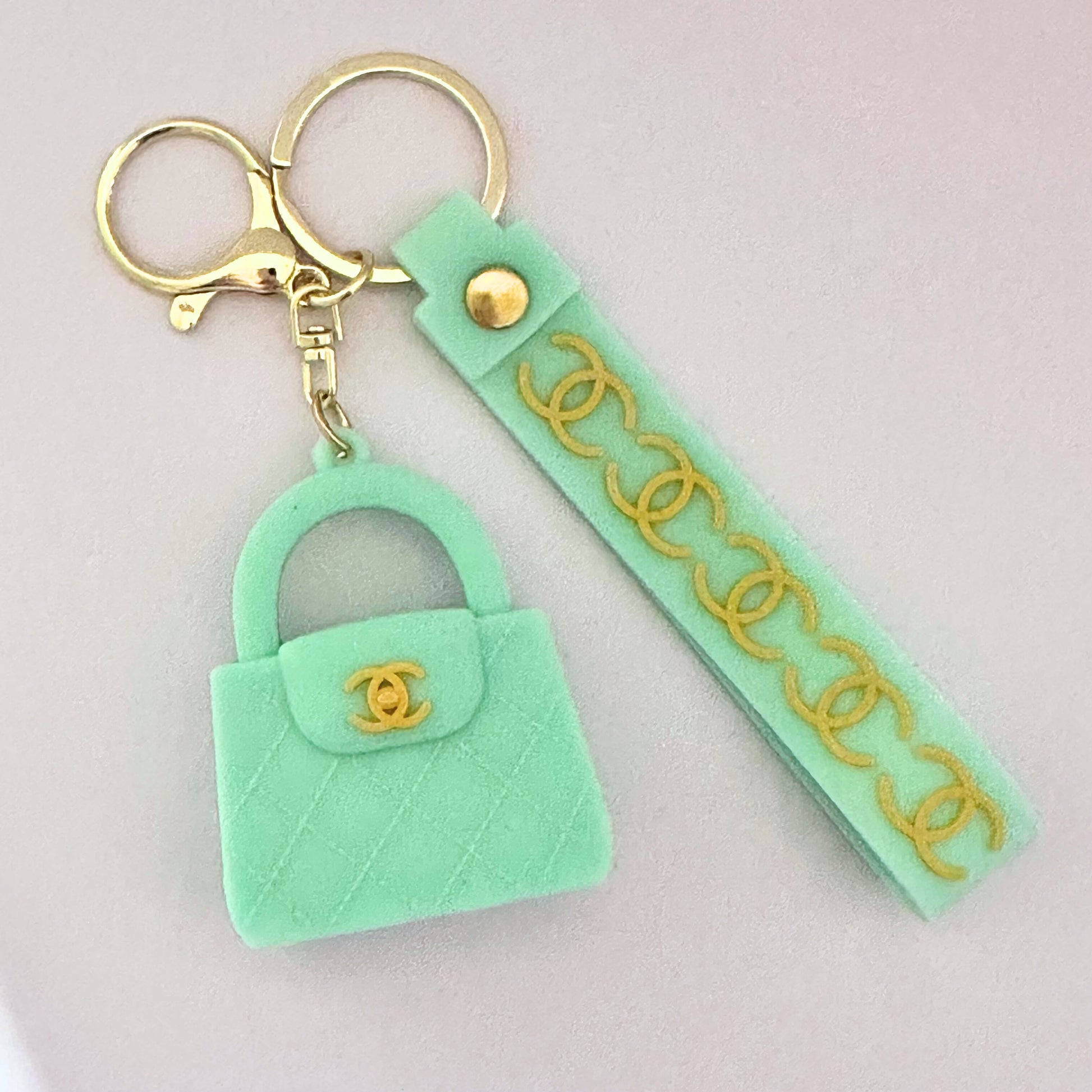 Mint CC Bag Keychain image 0