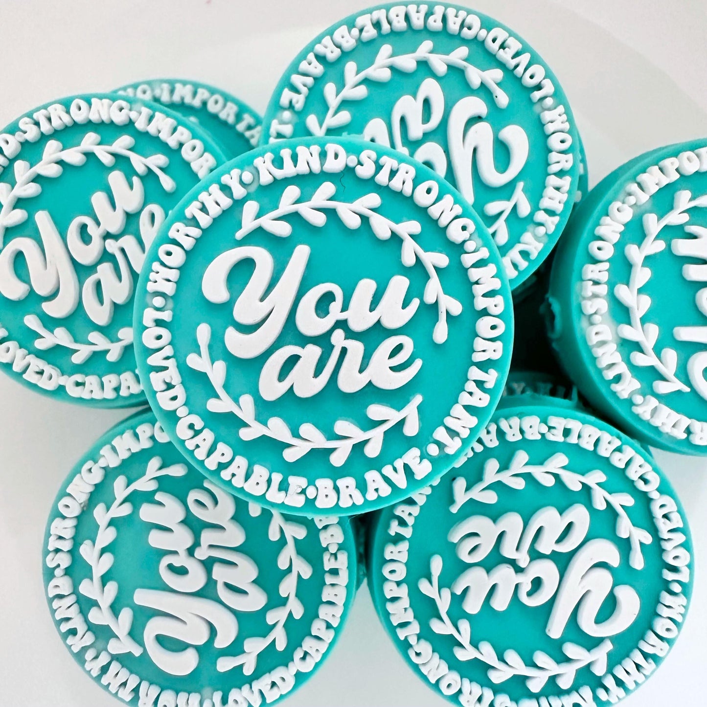 You Are Worthy Kind Strong Important Brave Capable Loved image 0