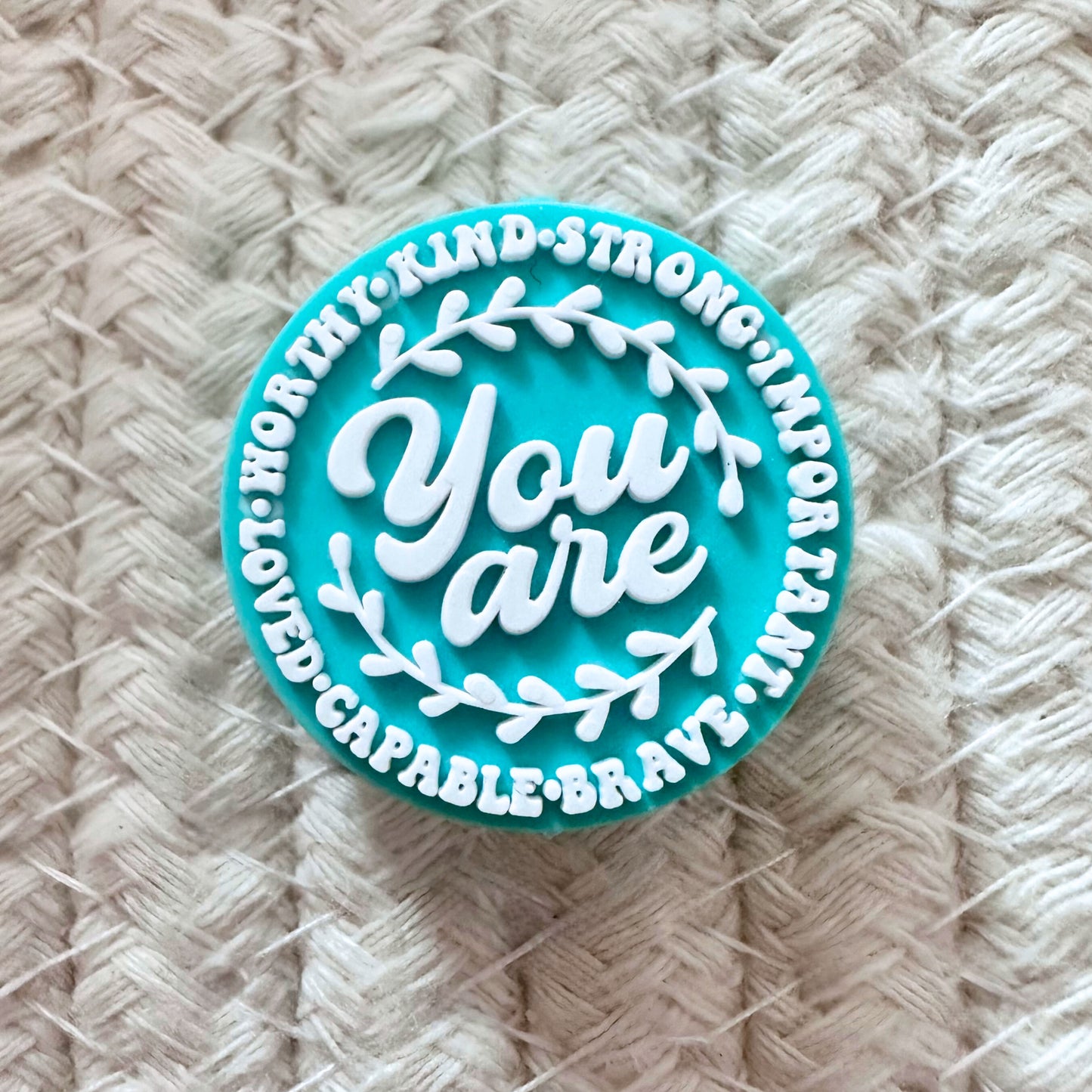 You Are Worthy Kind Strong Important Brave Capable Loved image 1